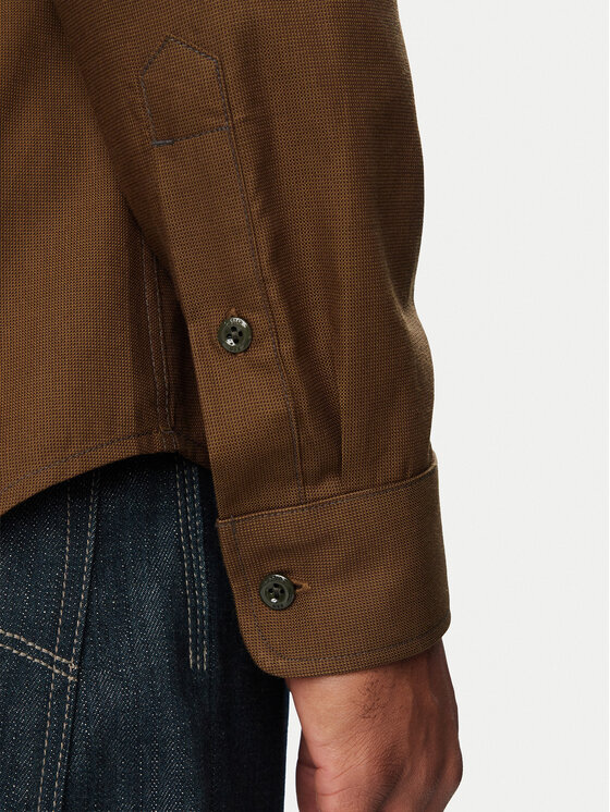G-STAR G-Star Raw Hemd Marine D24963-C290 Khakifarben Slim Fit