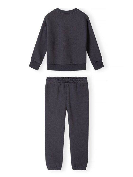 minoti minoti Komplet dresowy 32FLEECE162 Szary ciemny Baggy Fit
