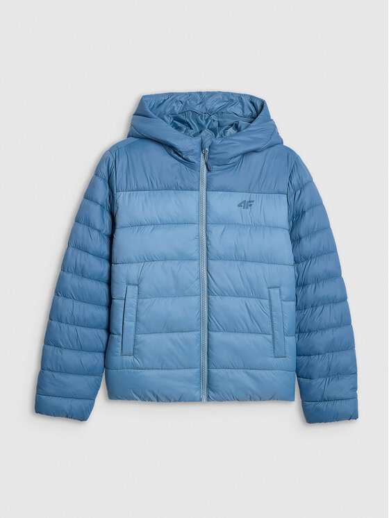 4F 4F Kurtka puchowa 4FJRAW25TDJAM0770-32S Granatowy Regular Fit