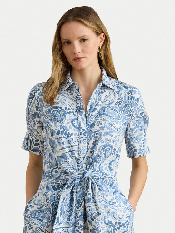 LAUREN RALPH LAUREN LAUREN RALPH LAUREN Sukienka koszulowa 200P08916002 Niebieski Regular Fit
