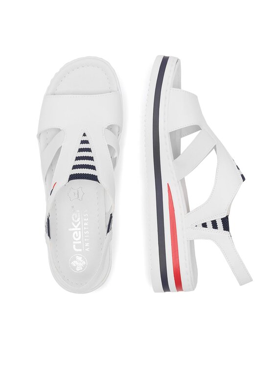 Rieker Rieker Sandalen V02Y5-80 Weiß