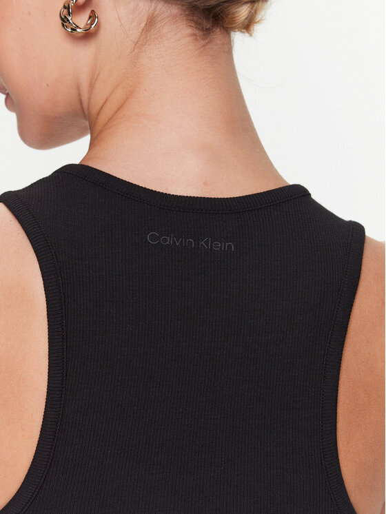 Calvin Klein Calvin Klein Top Modal Rib Tank K20K205546 Czarny Slim Fit
