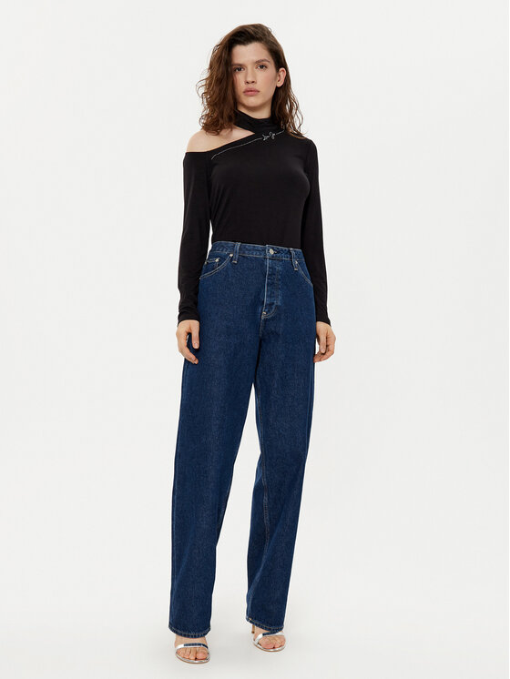 Liu Jo Liu Jo Bluză TF4021 JS360 Negru Regular Fit