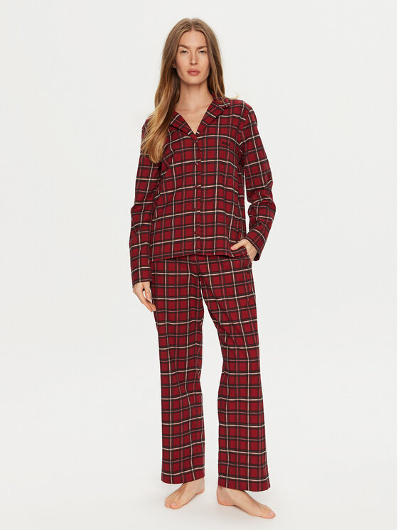 BOSS Boss Pyjama 50527259 Rot Relaxed Fit