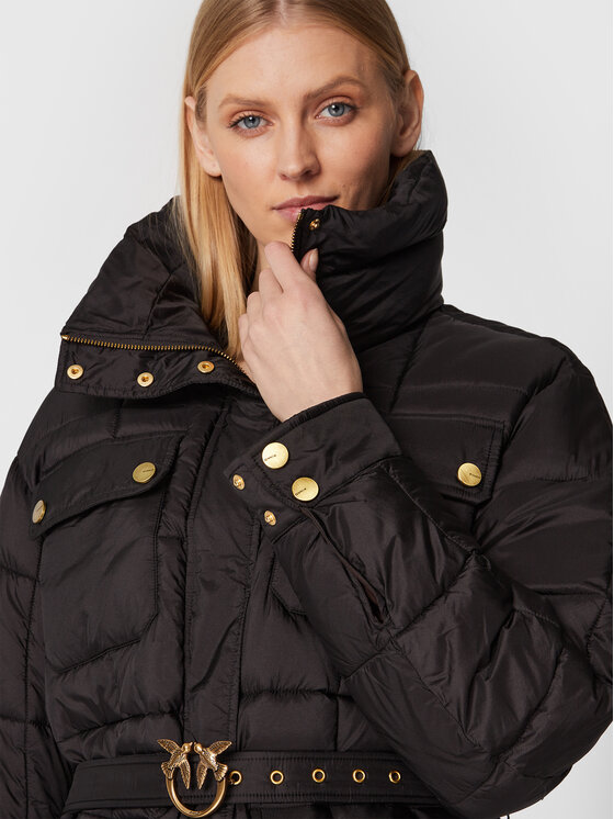 PINKO PINKO Geacă de iarnă Olga 1G18JC A082 Negru Relaxed Fit