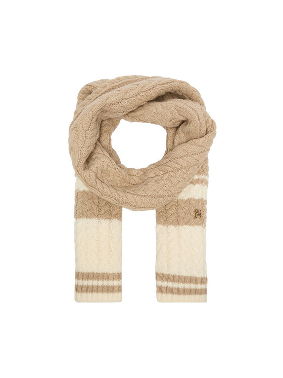 Tommy Hilfiger Tommy Hilfiger Schal Naval AW0AW16654 Beige