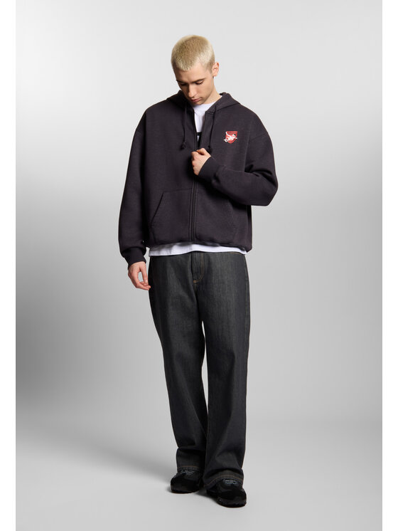 PROSTO. PROSTO. Bluza Damage Target Szary Regular Fit