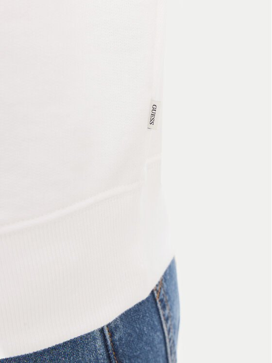Guess Jeans Guess Jeans Bluza W5YQ09 K68I4 Biały Regular Fit