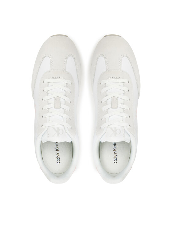 Calvin Klein Jeans Calvin Klein Jeans Sneakers Runner Laceup Mg Nylon Mix YW0YW01828 Bianco