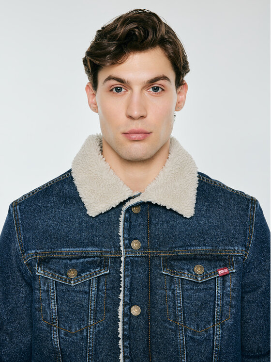BIG STAR BIG STAR Kurtka zimowa RUBEN Niebieski Basic Fit