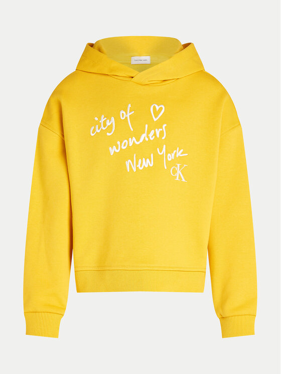 Calvin Klein Jeans Calvin Klein Jeans Sweatshirt City Graphic IG0IG02645 Gelb Regular Fit