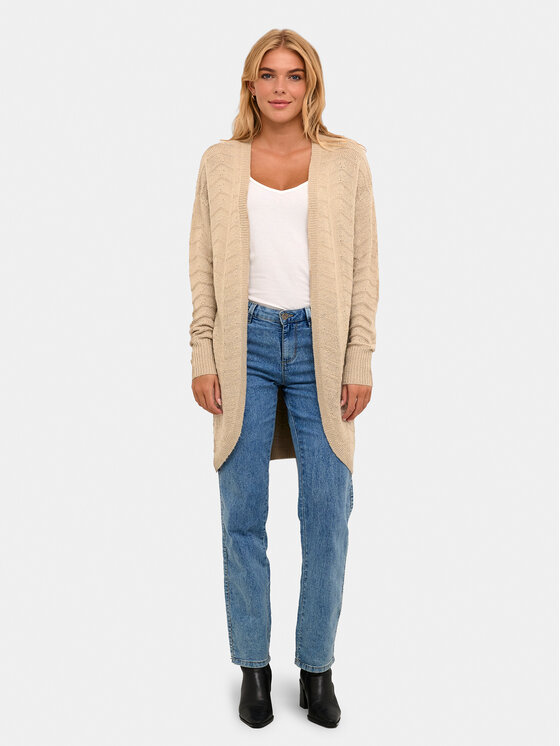 Kaffe Kaffe Cardigan Kaemria 10506359 Bej Regular Fit
