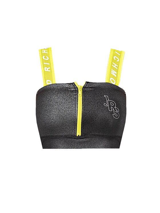 John Richmond John Richmond Τοπ στράπλες UWA22079TO | Fitness Μαύρο Slim Fit