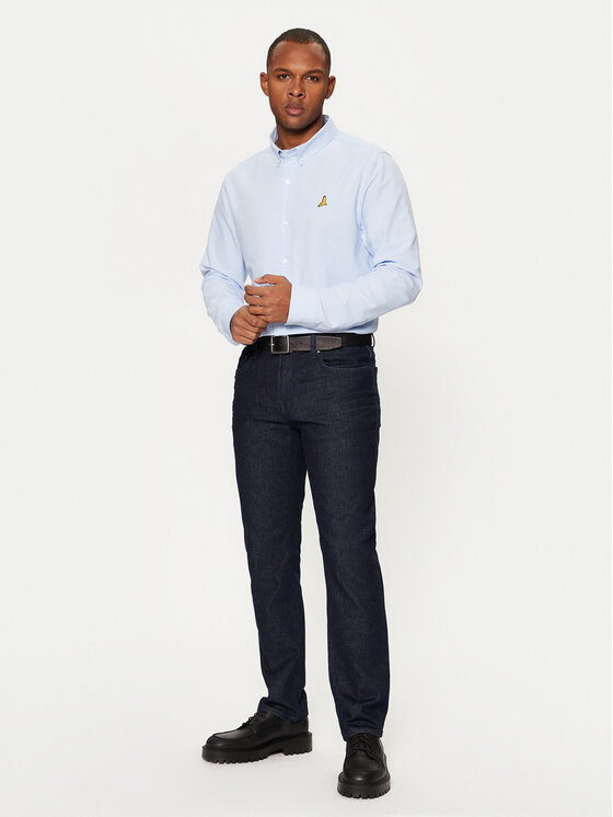 Brave Soul Brave Soul Hemd MSH-230CLAUDIANB Blau Slim Fit