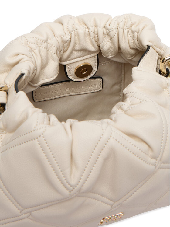 Tommy Hilfiger Tommy Hilfiger Дамска чанта Th Feminine Mini Crossover AW0AW18718 Кремав