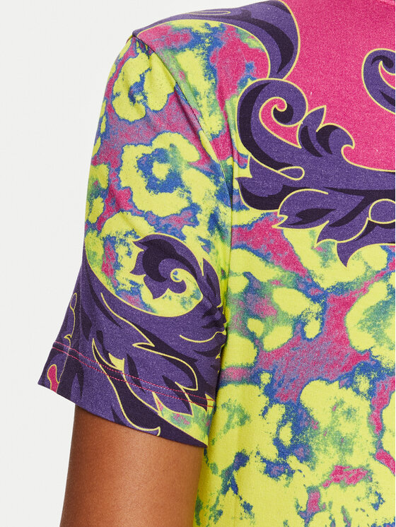 Versace Jeans Couture Versace Jeans Couture Kleid für den Alltag 76HAO9P9 Gelb Regular Fit