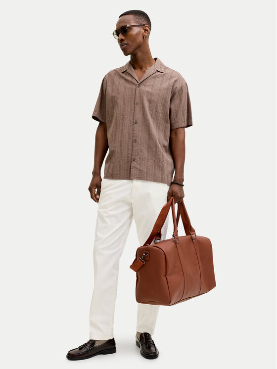 Jack & Jones Jack & Jones Chinosy Kane 12268490 Écru Relaxed Fit