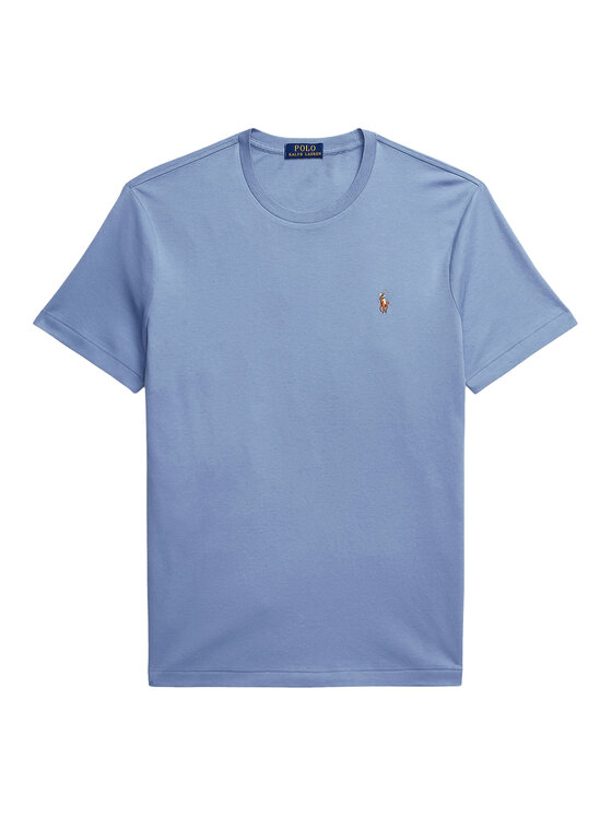 Polo Ralph Lauren Polo Ralph Lauren Majica 710740727095 Modra Custom Slim Fit