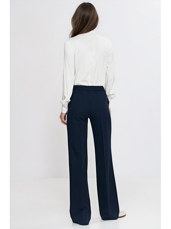 NIFE NIFE Halenka B245 Krémová Relaxed Fit