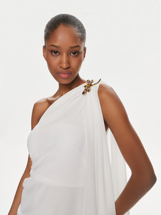 Rinascimento Rinascimento Abendkleid CFC0117713003 Weiß Regular Fit