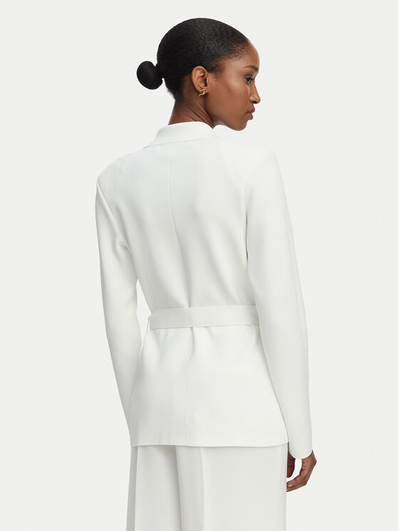 Elisabetta Franchi Elisabetta Franchi Sakoi MK-10B-62E2-V600 Krem Slim Fit