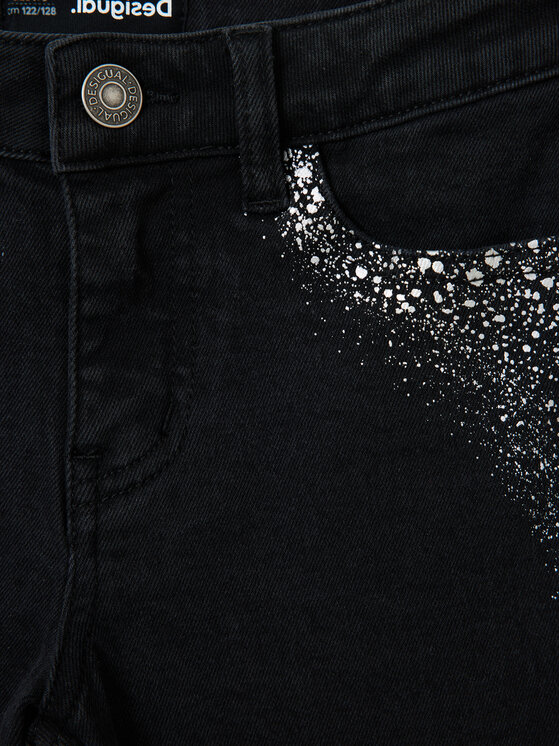 Desigual Desigual Jeansy 23WGDD06 Czarny Regular Fit