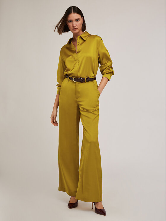 Motivi Motivi Camicia 5203Q000752N005 Giallo Regular Fit