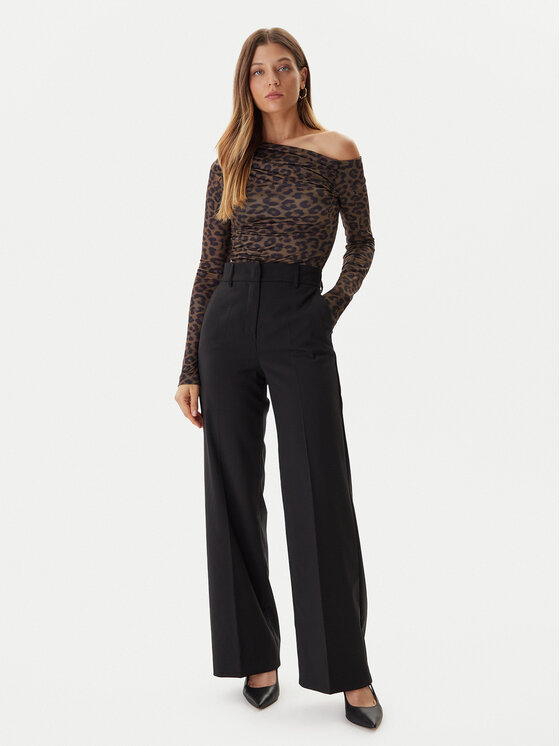 Guess Guess Majica W5BP08 K1492 Smeđa Slim Fit
