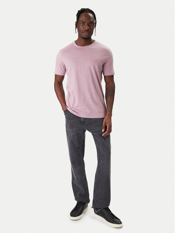 BOSS BOSS T-Shirt Tegood 50508243 Fioletowy Regular Fit