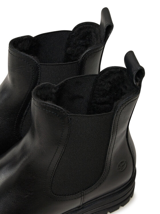 Tamaris Tamaris Kotníková obuv s elastickým prvkem 1-26804-43 Černá