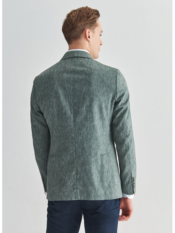 Pako Lorente Pako Lorente Marynarka P22SP-3X-024 Zielony Slim Fit