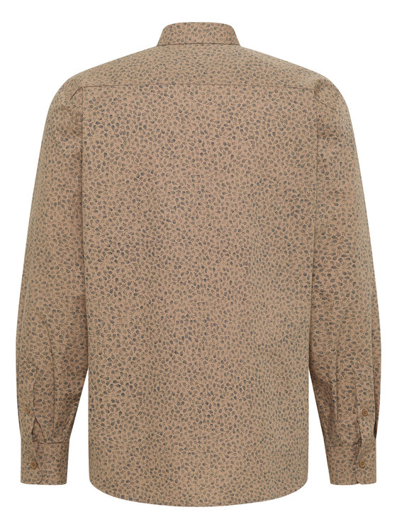 Mustang Mustang Camicia ELMORE Beige Regular Fit