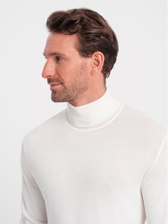 Ombre Ombre Svetr OM-SWTN-0101 Écru Fitting Fit
