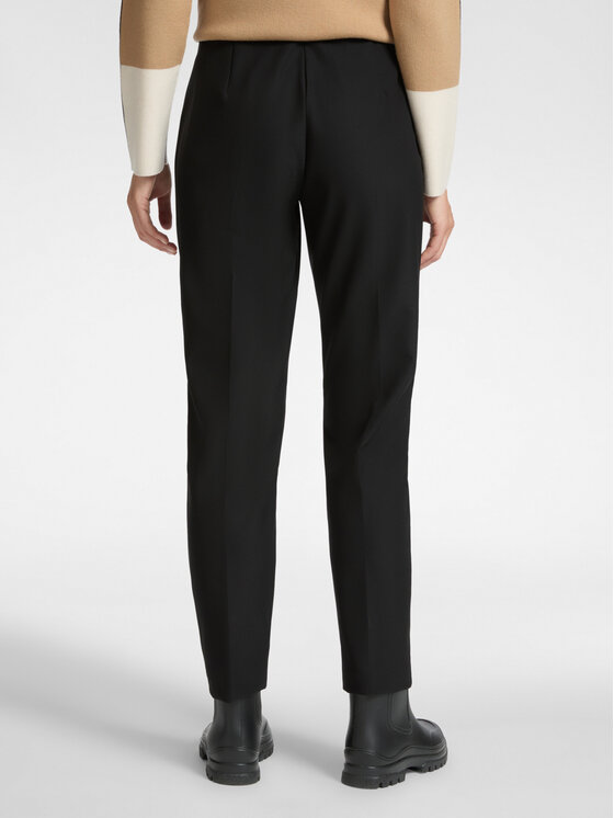 Elena Mirò Elena Mirò Pantaloni di tessuto P150P000339N033 Nero Slim Fit