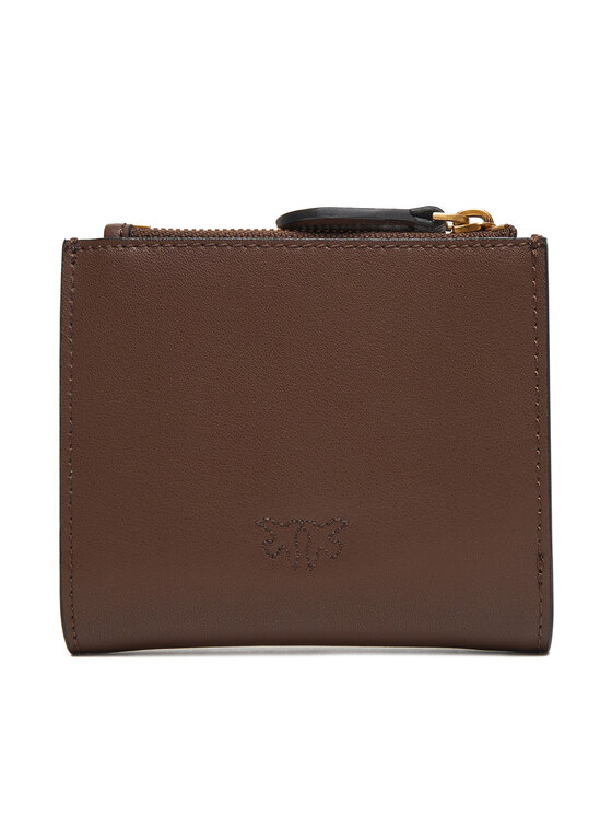 PINKO PINKO Majhna ženska denarnica Multi Purpose Wallet AI 25-26 PCPL 103610 A0F1 Rjava