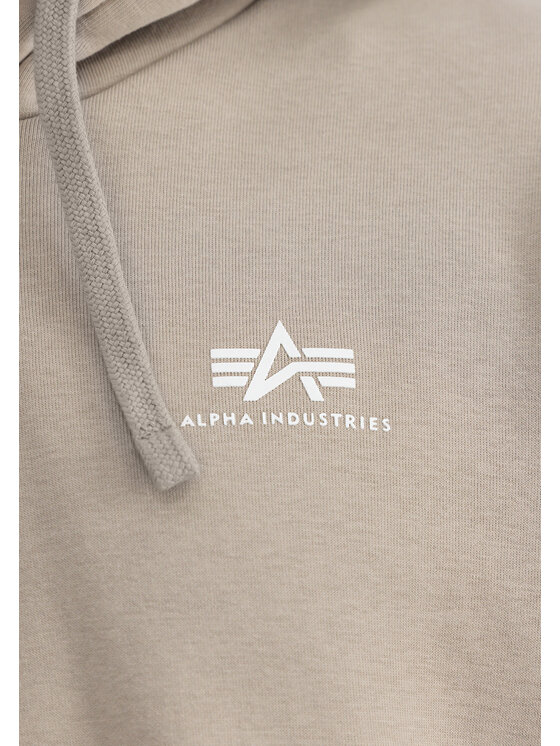 Alpha Industries Alpha Industries Bluza Basic Small Logo Hoodie Żółty Regular Fit