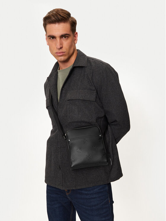 Calvin Klein Calvin Klein Borsellino Aop Reporter K50K512564 Nero