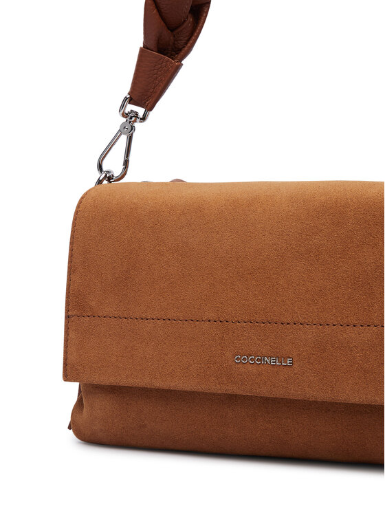Coccinelle Coccinelle Torebka P6P Boheme Suede Bimaterial E1 P6P 12 01 01 Brązowy