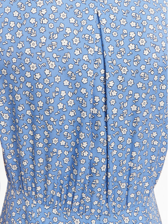 Tommy Hilfiger Tommy Hilfiger Košilové šaty WW0WW45941 Modrá Regular Fit