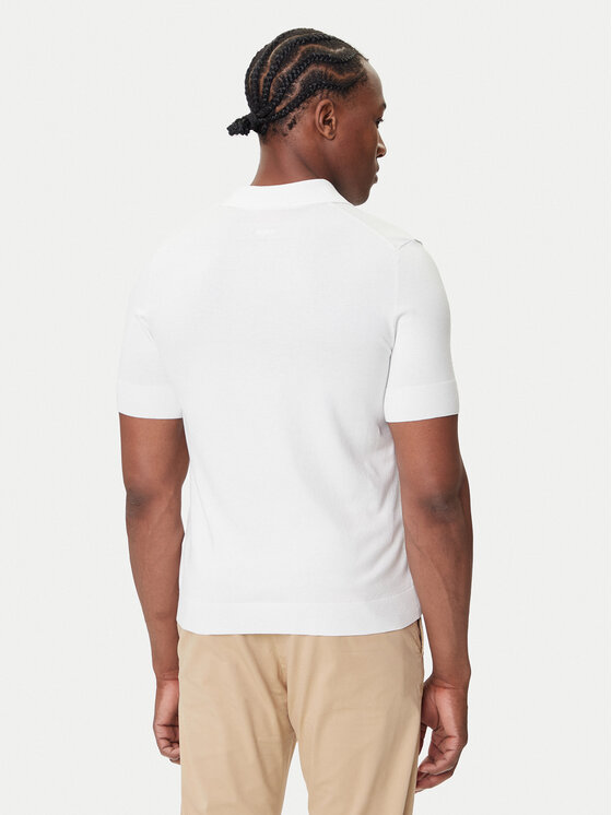 HUGO HUGO Tricou polo San Peter-CV 50536672 Écru Regular Fit