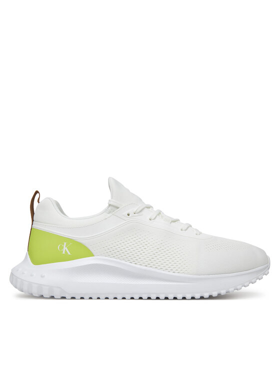Sneakers Calvin Klein Jeans Eva Runner Tech Knit YM0YM01293 Alb