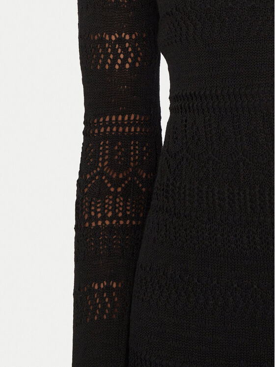 Morgan Morgan Pletena obleka 251-RMPIMA M Črna Slim Fit