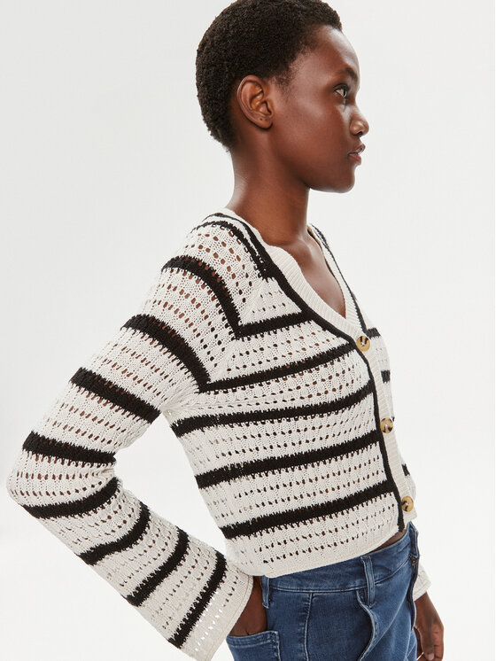Brave Soul Brave Soul Kardigán LKC-248TRIXIE Ekru Relaxed Fit
