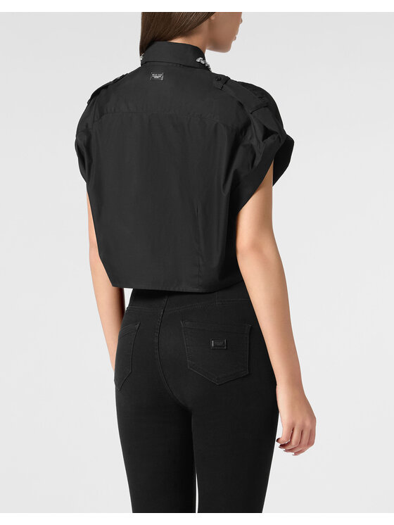 PHILIPP PLEIN PHILIPP PLEIN Košeľa 22349 Čierna Fitted Fit