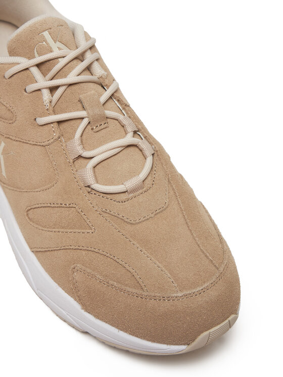 Calvin Klein Jeans Calvin Klein Jeans Sneakersy Retro Tennis Low Mg Mix Media YM0YM01171 Beżowy