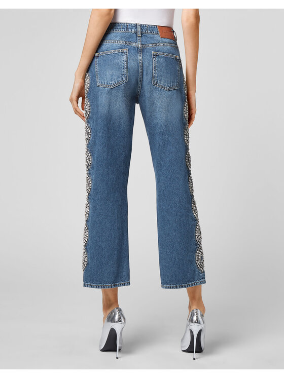 PHILIPP PLEIN PHILIPP PLEIN Jeansy 1965 Błękitny Loose Fit