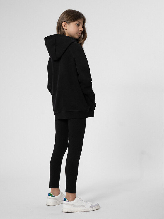 4F 4F Leggings 4FJSS23TTIGF039 Schwarz Slim Fit