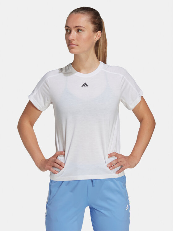 adidas Tricou tehnic Train Essentials HR7796 Alb Regular Fit