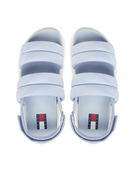 Tommy Jeans Tommy Jeans Sandale Tjw Flatform Sandal EN0EN02802 Albastru celest