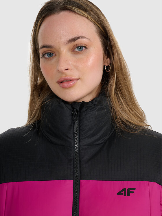 4F 4F Kurtka puchowa MULTI ACTIVE Różowy Regular Fit